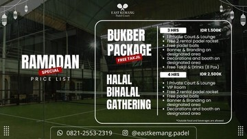 Anti-Mainstream! Rayakan Halal Bihalal Lebih Seru & Berkesan di Padel Court!
