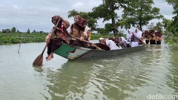 Puluhan Tahun Tenggelam! Mengapa Kota Lele Lamongan Tak Pernah Lepas dari Banjir Tahunan?