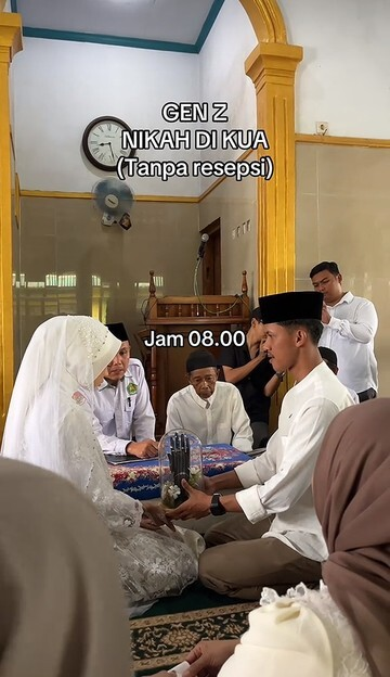 Geger! Gen Z Bikin Gempar: Nikah KUA Tanpa Resepsi, Sorenya Langsung ‘Healing’?