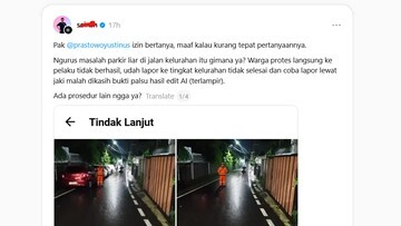 VIRAL! Lapor Parkir Liar di JAKI, Warga Kaget Dibalas FOTO AI? Pemprov DKI Angkat Bicara!