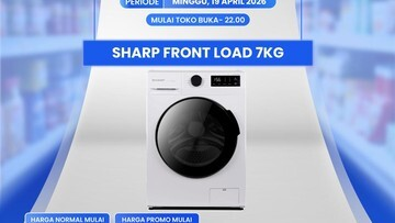 TERUNGKAP! Mesin Cuci Front Load 7KG Hanya 4 Jutaan: Hemat Fantastis di Transmart Full Day Sale!