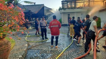 Nusa Dua Geger! Restoran Mewah Club Med Ludes Terbakar, Begini Kronologi Awalnya!