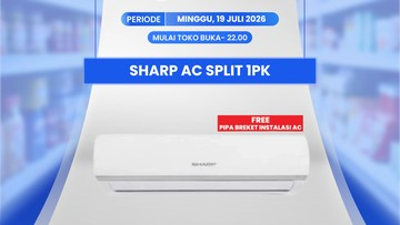 Promo AC Split 1 PK Cuma Rp 4 Juta di Transmart!
