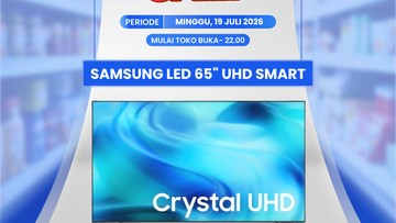Diskon Smart TV 65 Inch Rp 3 Juta di Transmart Full Day Sale