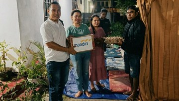 Bank Mandiri Rilis Bantuan untuk Korban Gempa 7,7 SR di NTT